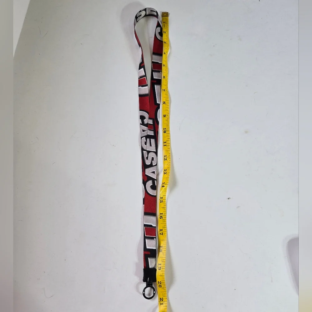Red and Black Lanyard Case Brand